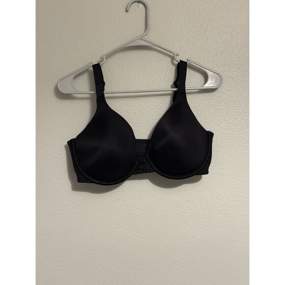 Vanity Fair Body Shine Bra 36D Black Underwire Full Figure 75298 - Picture 1 of 4